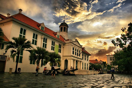 Old Batavia City in Jakarta, Indonesia.