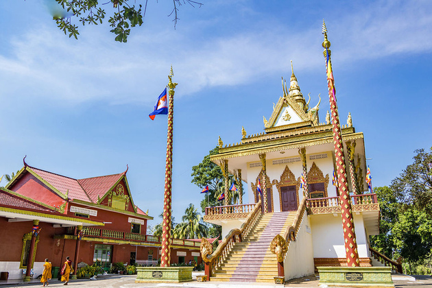 Wat Leu pagoda in Sihanoukville