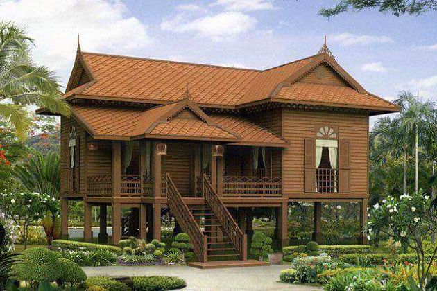 traditional house in Cambodia