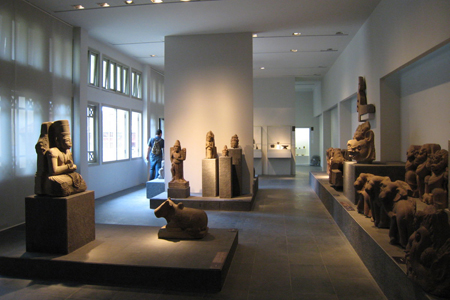 Cham sculpture and artworks in Cham Museum, Danang