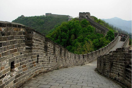 The old path in Mutianyu Great Wall