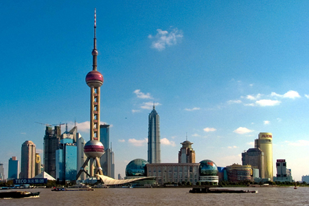 Other view of Oriental Pearl TV Tower, Shanghai