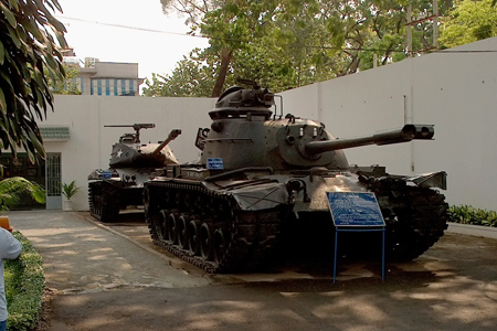 Battle tank in War Remnants Museum