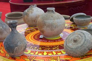 Ceramic products on display in Hoi An Pottery Museum