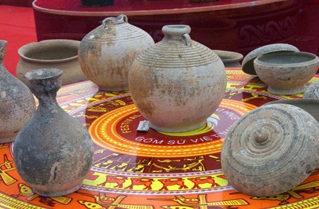 Ceramic products on display in Hoi An Pottery Museum