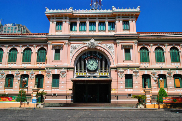 saigon old post office - Ho chi minh city shore excursions from phu my port