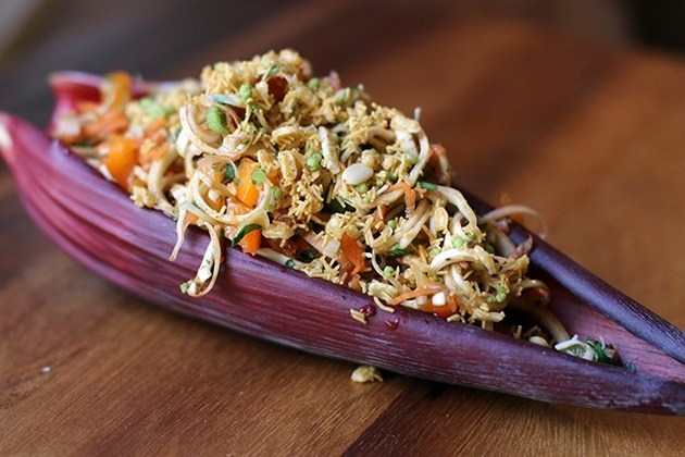 Banana flower salad in vietnam