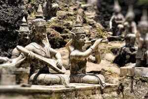 Buddha images in Koh Samui Secret Garden