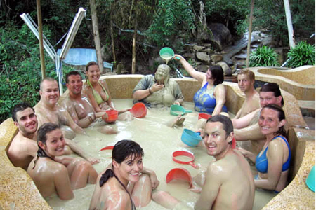 Mud Bathing in Thap Ba Hot Mineral Spring Centre
