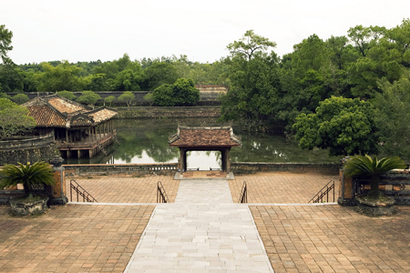 View of Tu Duc Tomb from main entrance
