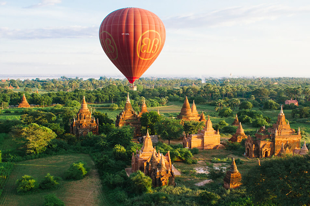 Yangon & Bagan Shore Excursion with Balloon Over Bagan