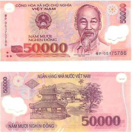 50000 Vietnam Dong