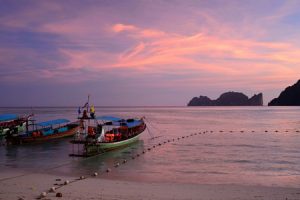 Beautiful Thailand beach in spring