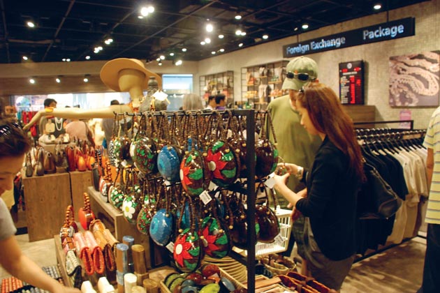 A souvenir shop in Manila SM Mall of Asia