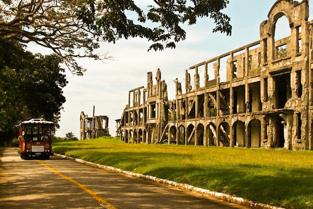 Mile-Long Barracks - Historical WWII ruins in Corregidor Island