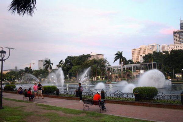 Rizal Park Dancing Fountain - Manila shore excursions