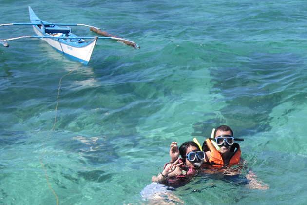 Snorkeling near Crocodile Island