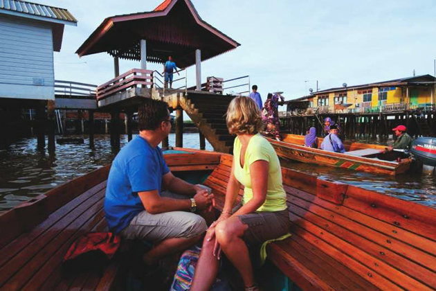 Visit an authentic water village in Brunei before back to your cruise ship