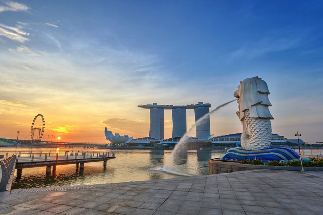 Iconic Merlion of Singapore