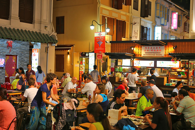 Feast on scrumptious dishes in Hawker centers