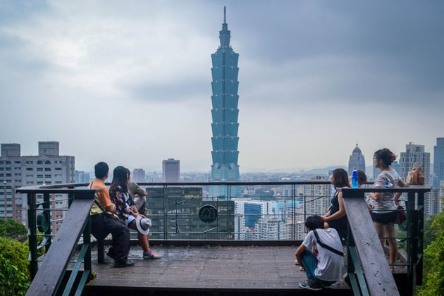 Taipei 101 View from Elephant Mountain
