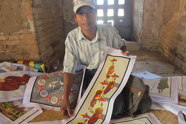 Gifts - Myanmar sand paintings