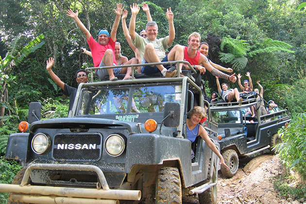 Jeep riding in Koh Samui