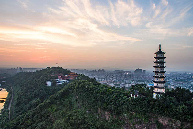 Panoramic view of Mount Putuo