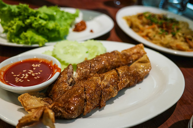 Penang spice deep-fried pork roll