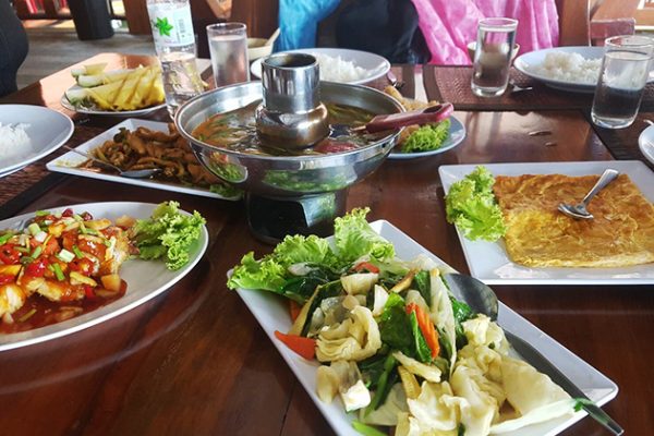 Thai-style lunch