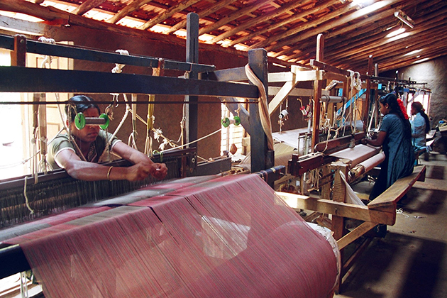 Handloom Weaving factory cochin