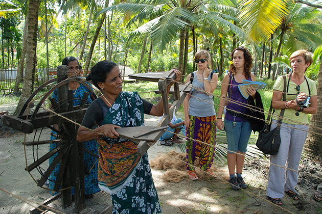 Local Coir making factory cochin