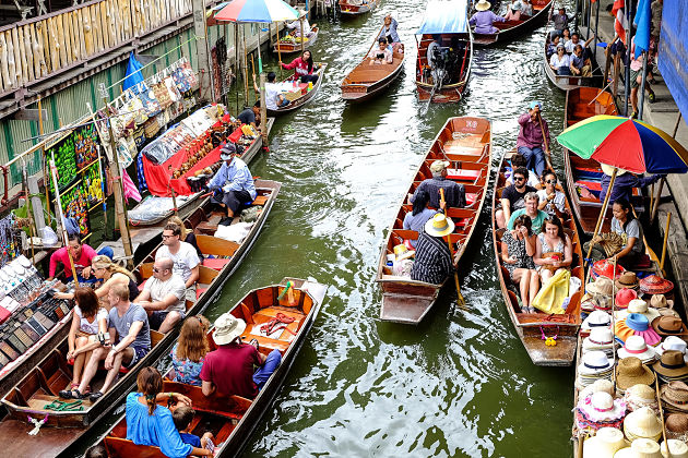 Damnoen Saduak Floating Market Bangkok shore excursions