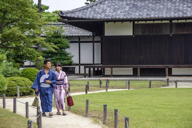 Nijo Castle in spring