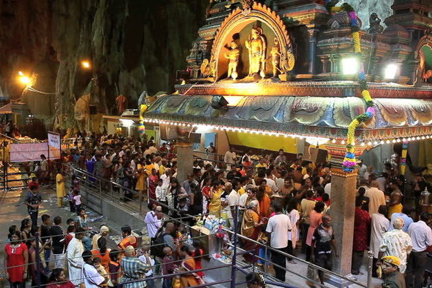 Batu Caves during Thaipusam