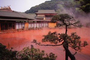 Bloody Red Hot Spring Hells Japan