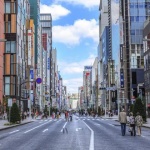 Ginza shopping district