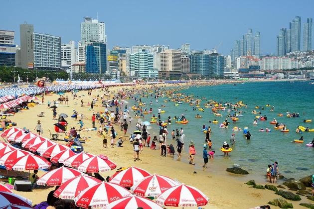 Haeundae Beach in Busan shore excursions
