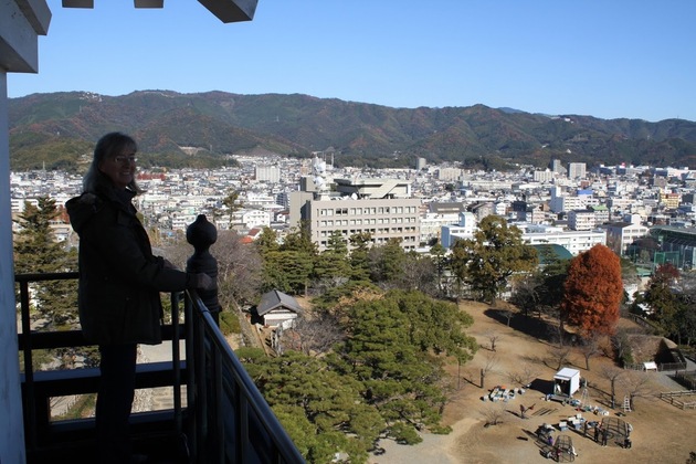 Visitors at Kochi Castle