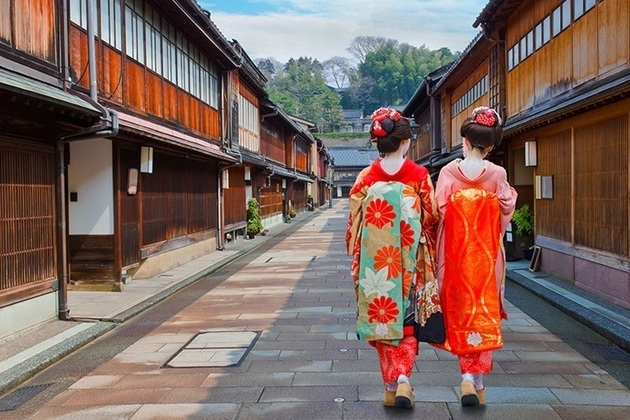 geisha in Higashi Chayamachi Area - Toyama shore excursions