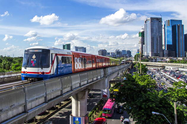 BTS Skytrain in Bangkok