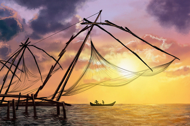 Chinese Fishing Nets in Cochin India