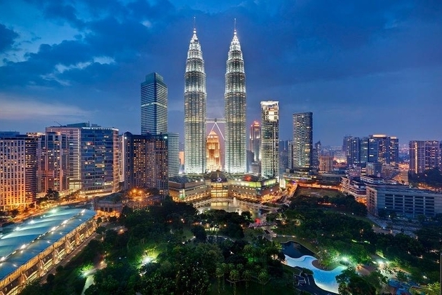 Night view in Kuala Lumpur