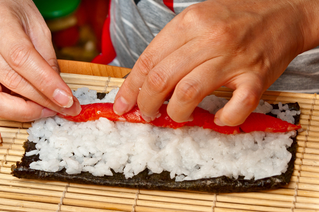 ingredients for sushi - Japan shore excursions