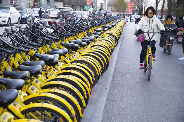 bicycle sharing companies failed in succession in China
