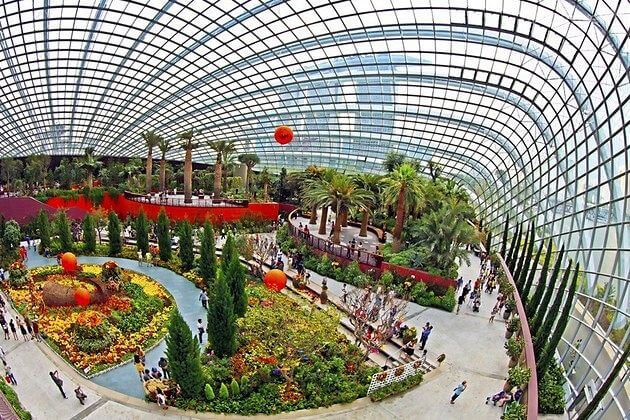 Mediterranean-Flower-Dome-in-Singapore-shore-excursions