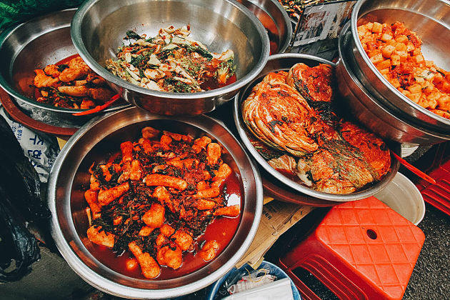 Cuisine in Seoul shore excursions
