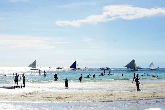 Boracay shore excursions in wet season