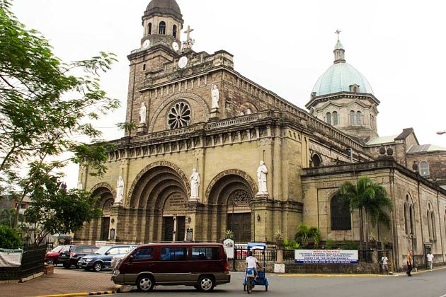 Manila Cathedral in manila shore excursions