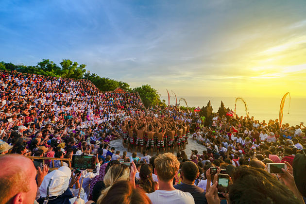 Kecak dance in Uluwatu Temple